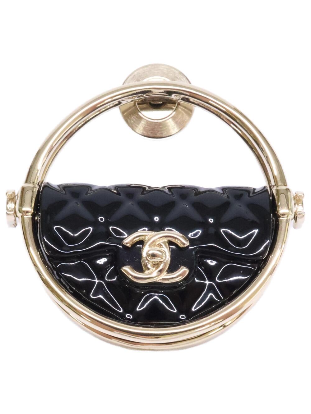 Chanel Cc Logo Brooch Metal #371550C10B